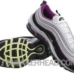 Nike Air Max 97 CL GS White/ Liquid Lime-Black-Red Plum