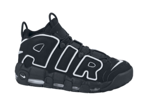 Nike Air More Uptempo  Black/White Returns