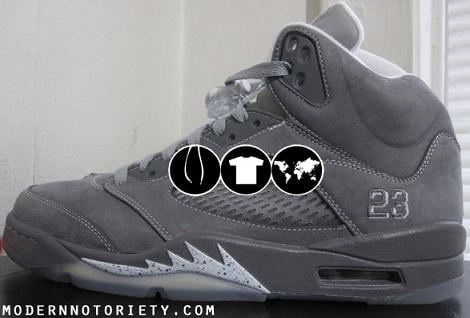 Air Jordan V Light Graphite / White-Wolf Grey Detailed Video