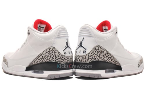 Air Jordan Retro III 'White Cement' - New Images