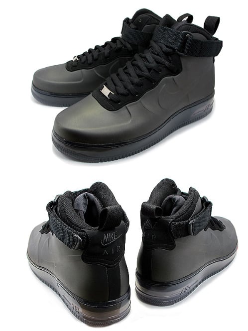 Nike Air Force 1 Foamposite Black - New Images