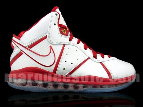 Nike LeBron 8 – 'Un-China' White/Gold-Varsity Red