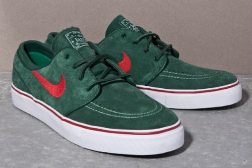 Nike SB Zoom Stefan Janoski - Festive Green/Red - Unreleased Sample