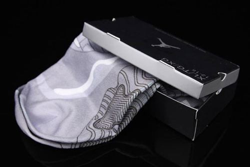 Cool Grey Jordan XI Socks