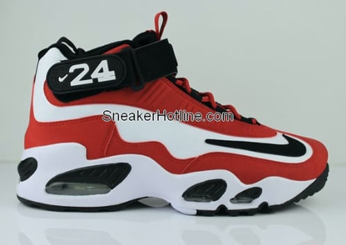 Nike Air Griffey Max 1 - White - Black - Sports Red - Metallic Silver|New Images