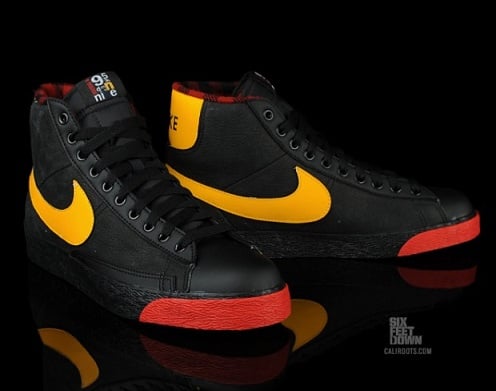 Nike Blazer SP – Black/Del Sol-Red