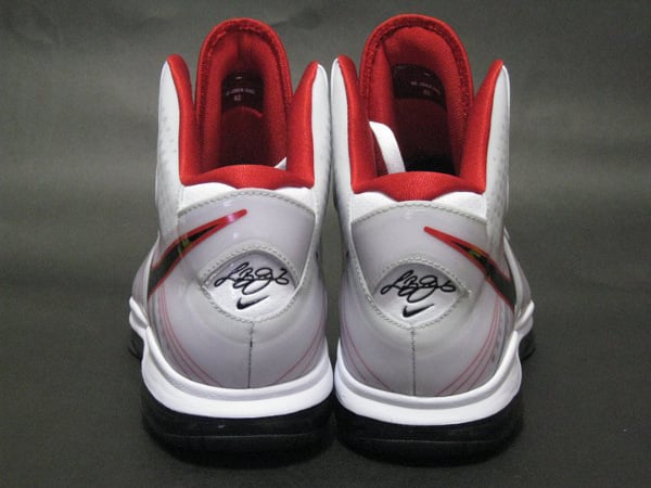 Nike LeBron 8 V2 – White/Black-Varsity Red New Detailed Images