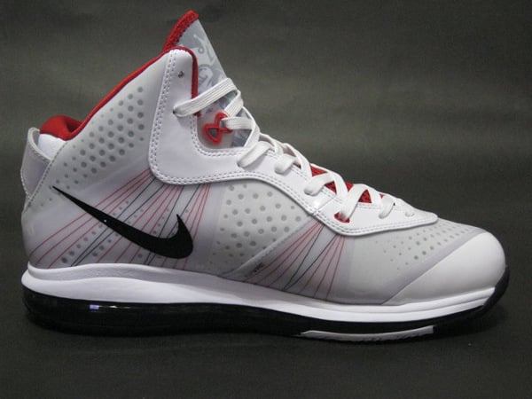 Nike LeBron 8 V2 – White/Black-Varsity Red New Detailed Images