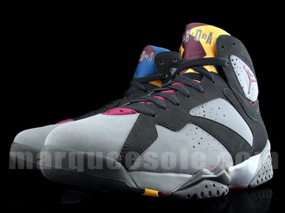 Air Jordan Retro VII (7) Bordeaux Detailed Images