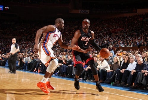 Dwyane Wade Debuts Air Jordan 2011 "Blackout" at the Garden