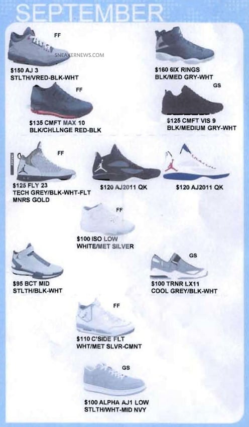 Jordan Brand - Fall 2011 Catalog Previews