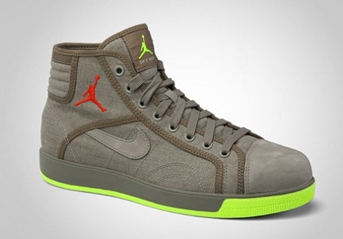Jordan Sky High Canvas - Grit/Team Orange-Volt-Brown Kelp