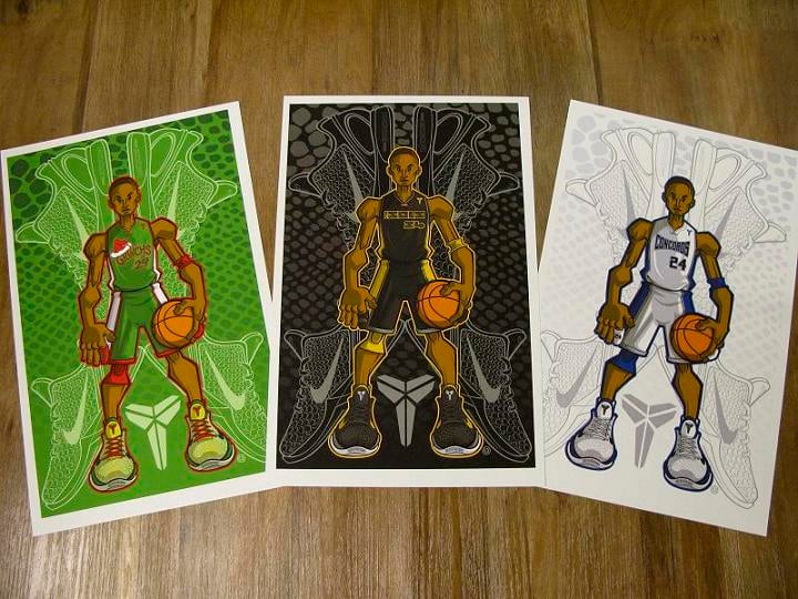 Kobe VI Illustration Prints