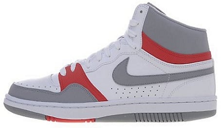 Nike Court Force Hi – White/Stealth-Sport Red