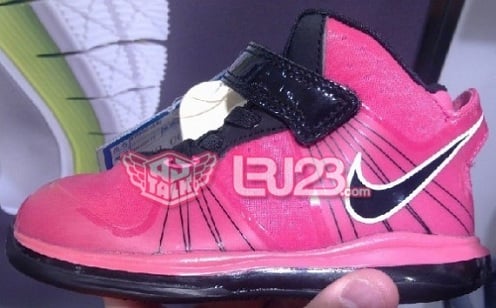 Nike Lebron 8 V.2 GS & TD - Pink/Black/White