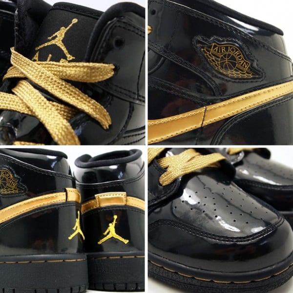 Air Jordan 1 Phat GS Black/ Gold