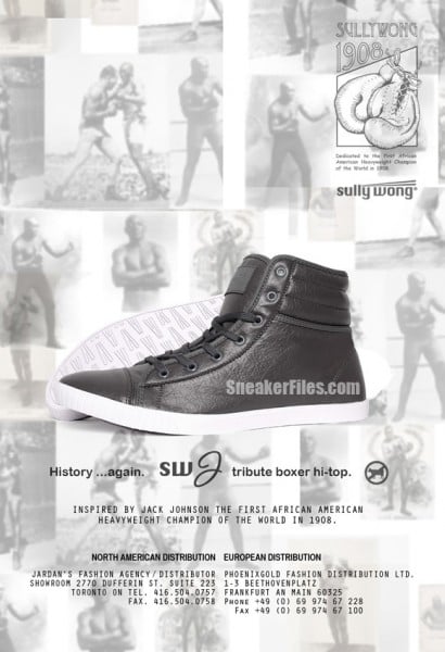 SULLYWONG SW-J Boxer Tribute Hi-Top Sneaker