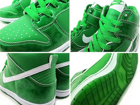 Nike Dunk Hi GS - St. Patrick's Day 2011