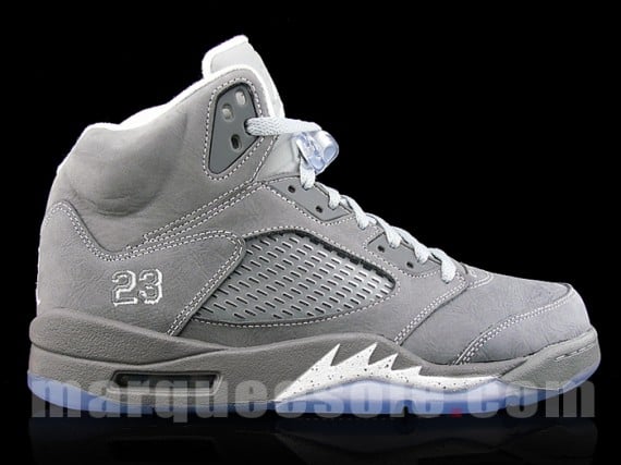 air jordan v wolf grey