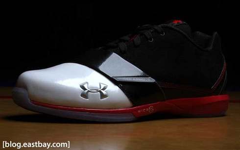Under Armour Micro G Black Ice Low - Black/Red/White