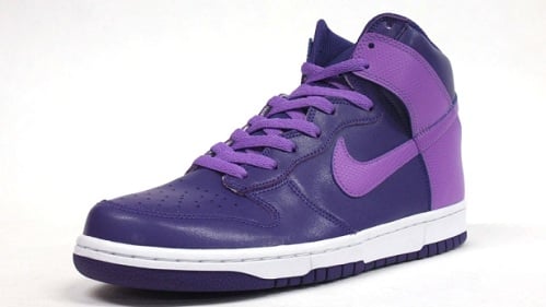 Women's Nike Dunk High - Purple/Purple-White