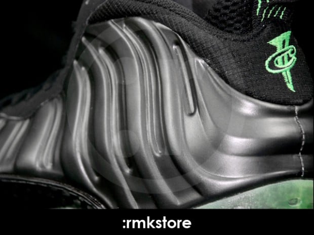 black and green foamposites