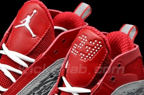 Air Jordan 2011 Grey/Red/White - A Closer Look
