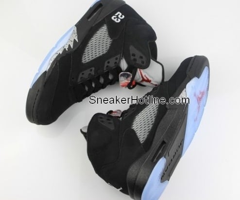 Air Jordan Retro V (5) Black/Metallic Silver - New Images