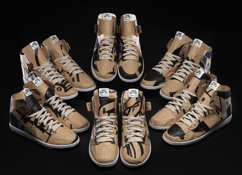 Geoff McFetridge x Nike SB Dunk High "Papers" for MOCA