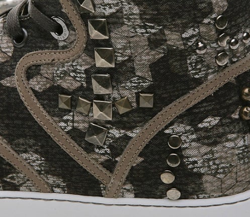 Lanvin High-Top Sneaker - Geometric Camo