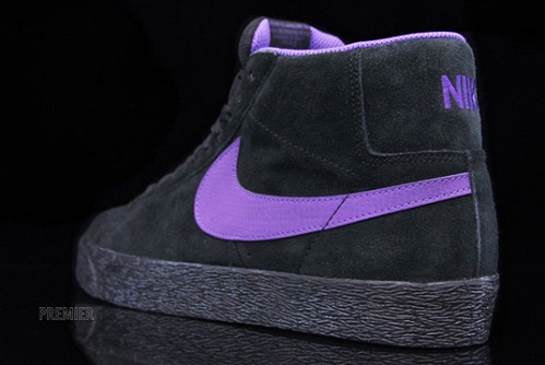 Nike SB Blazer High - Black/Varsity Purple