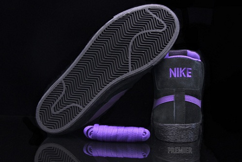 Nike SB Blazer High - Black/Varsity Purple