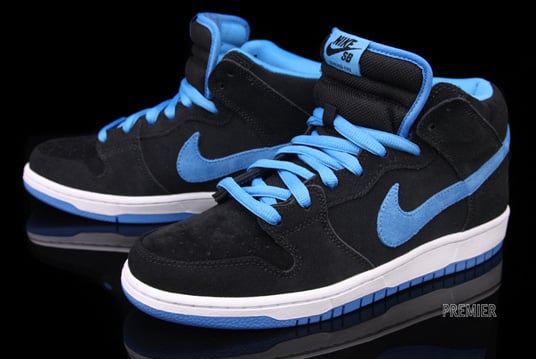 Nike Dunk SB Mid – Black/Orion Blue – Available