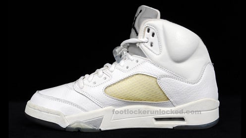 A Look Back: Air Jordan Retro V (5) White/Metallic Silver-Black