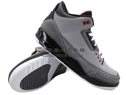 Air Jordan Retro III (3) "Stealth" - More Images