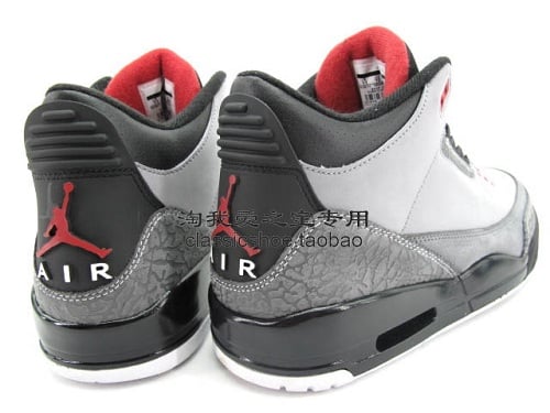 Air Jordan Retro III (3) "Stealth" - More Images