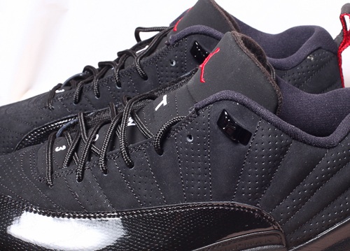 Air Jordan XII (12) Low Black/Red - More Images