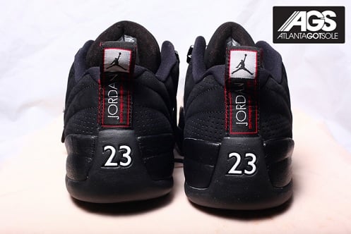 Air Jordan XII (12) Low Black/Red - More Images