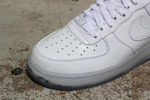 Nike Air Force 1 Low - White Crinkled Patent 