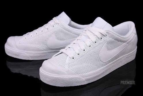 Nike All Court Low - White/White Perforated