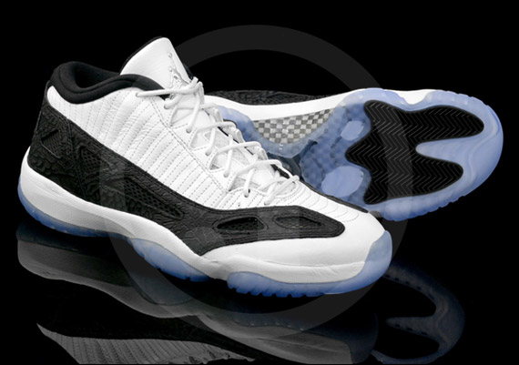 Air Jordan XI (11) IE Low – White/Black-Metallic Silver – Available Early