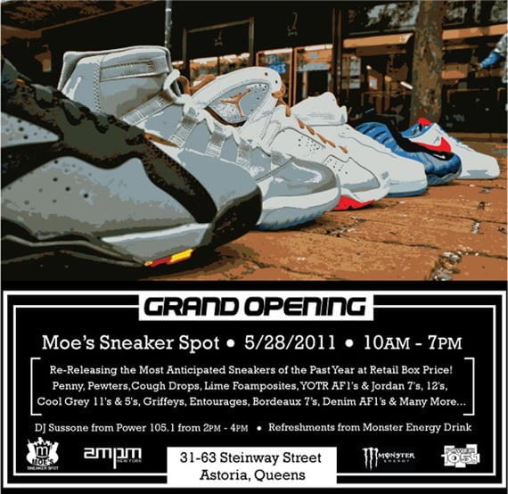 Moe’s Sneaker Spot – Grand Opening – May 28th, 2011