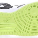 Nike Air Force 1 Mid GS White Black Volt Lime-Cloud Grey