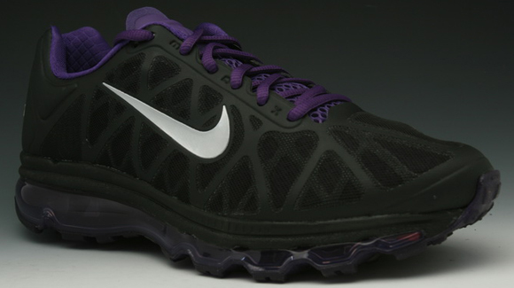 Nike Air Max+ 2011 Black Metallic Cool Grey-Club Purple Available