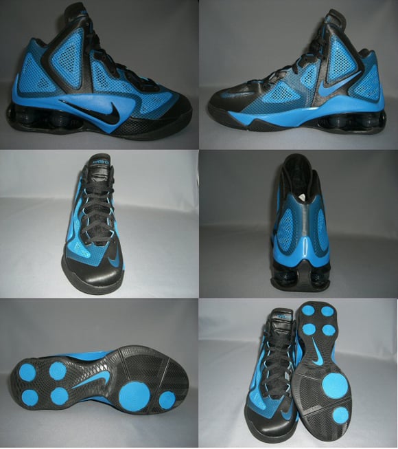 blue and black nike tech
