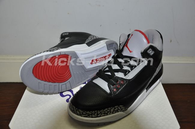 Air Jordan III (3) Retro Black/ Cement 2011 – First Look