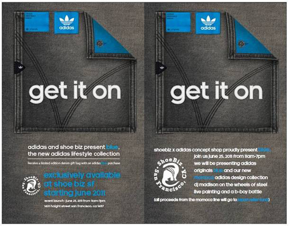 adidas Originals Blue Launches at Shoe Biz SF