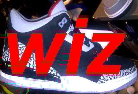 Air Jordan III (3) Retro 2011 Black Cement Nubuck Sample