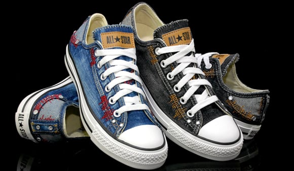 all star converse jeans shoes