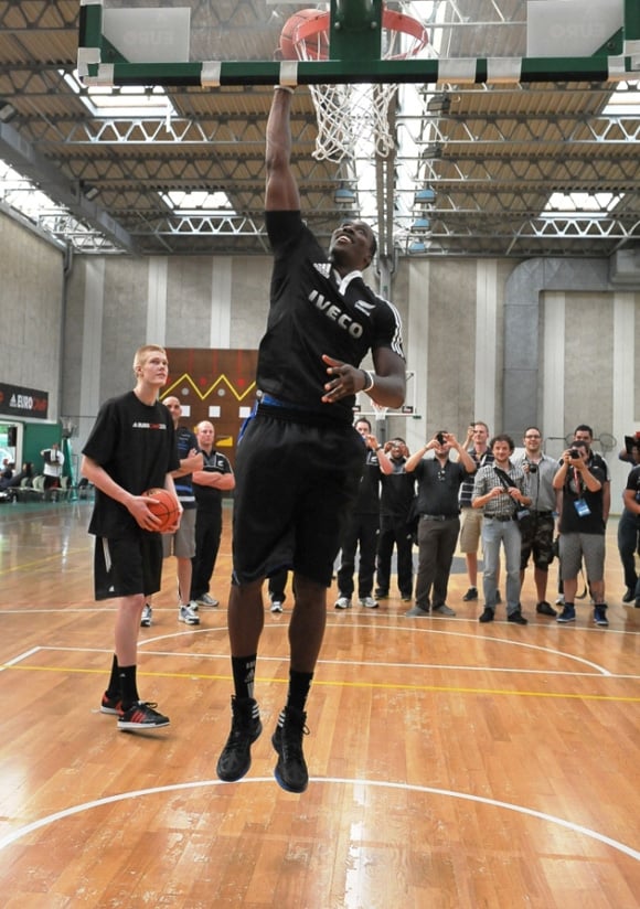 Dwight Howard Visits the adidas Eurocamp in Treviso, Italy